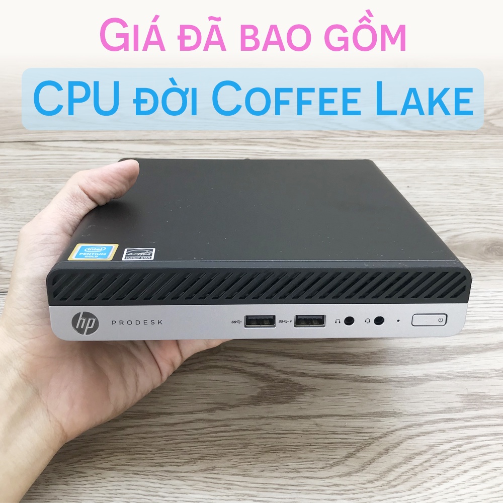 [Đúng hình] HP Prodesk 400 G4 mini pc - G5400T - Coffee Lake - Win11