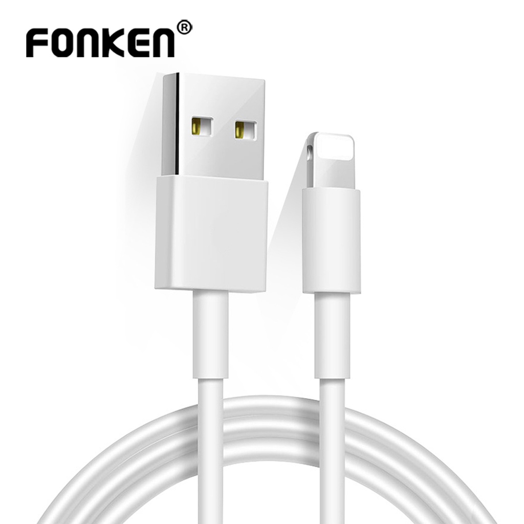 Cáp sạc nhanh FONKEN PD 20W type C/IOS sang USB A dài 1/2M