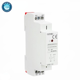 Rơ le 8a 16a rohs dc 12v 24v 48v din rail type gr8 ac