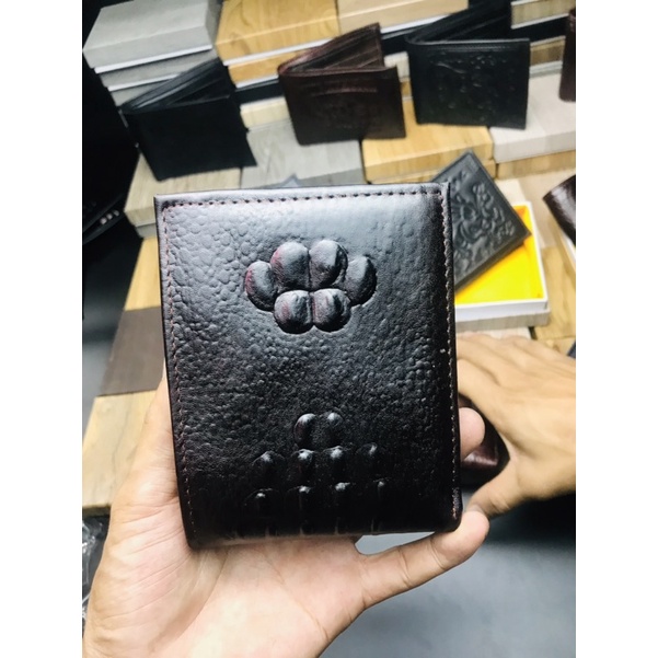 fullbox ví da bò cao cấp dập vân cá sấu bảo hàng da 2 năm