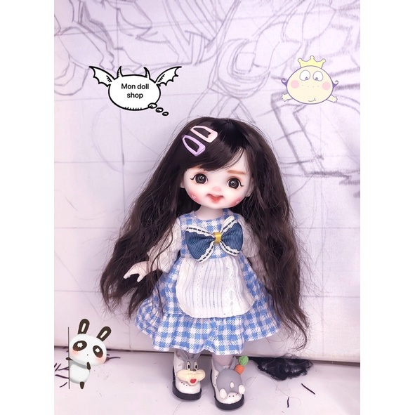 Búp bê faceup 1/8 mặt cười má trái tim