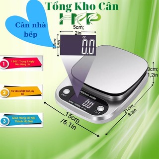Cân điện tử nhà bếp 3kg/0.1g - 10kg/1g kitchen scale. bảo hành 12 tháng