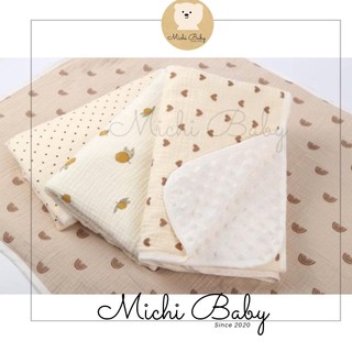 Chăn xô 2 mặt hàn quốc đáng yêu cho bé michi baby sp092