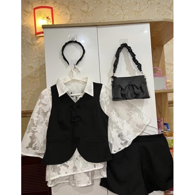 Set bộ thời trang 3 món như ảnh( Ảnh Thật)