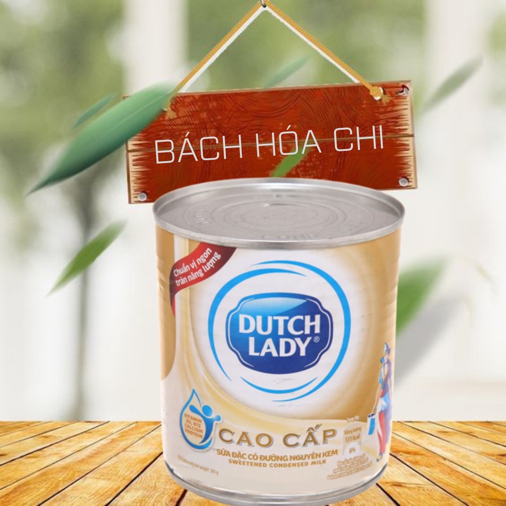 Sữa đặc có đường Dutch Lady Nguyên kem lon 380g