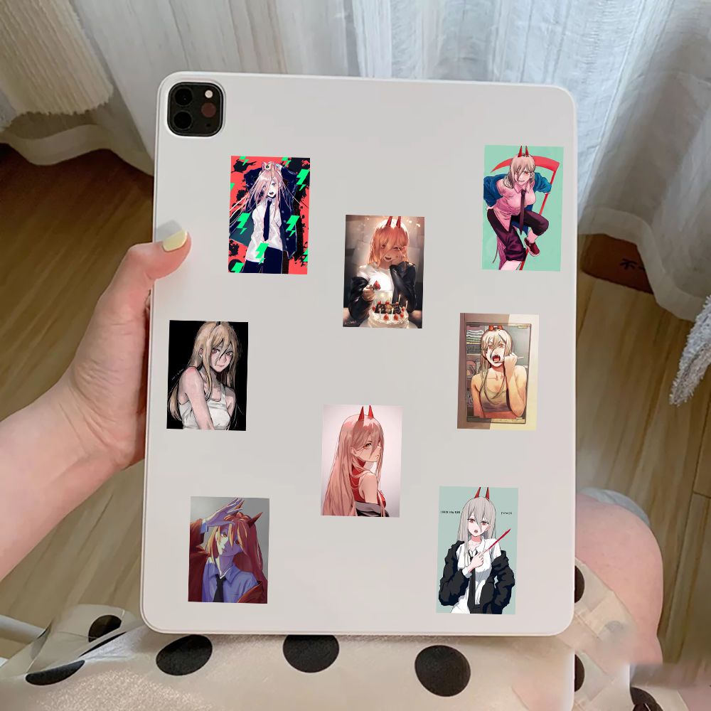 52 Cái Chainsaw Man POWER | Anime Sticker laptop trang trí trên tường