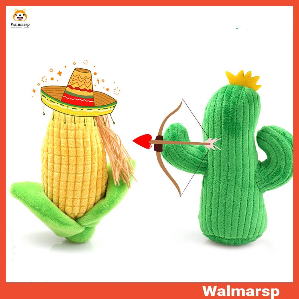 Đồ Chơi Nhồi Bông Hình Trái Bắp / Xương Rồng Phát Ra Tiếng Kêu ...