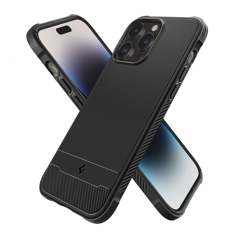 Spigen / Rugged Armor MagSafe compatible phone case compatible for iPhone 14 plus pro max black