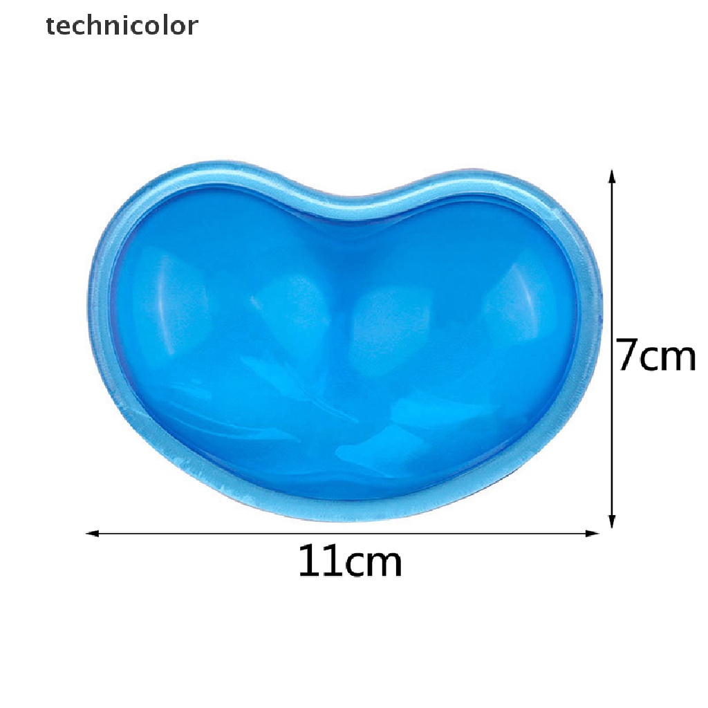 Technicolor Đệm silicone Lót Cổ Tay Khi Dùng Chuột Máy Tính Hình Trái Tim