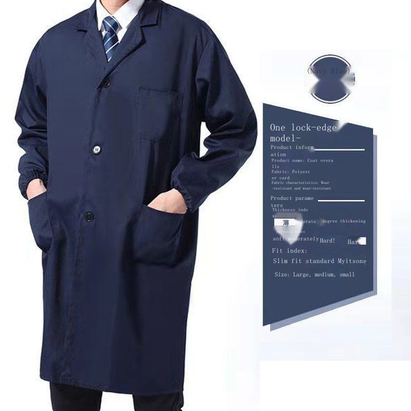 Tạp Dề Tay Ngắn Dáng Dài Chống Bụi Họa Tiết Rằn Ri Cá Tính Cho Nam