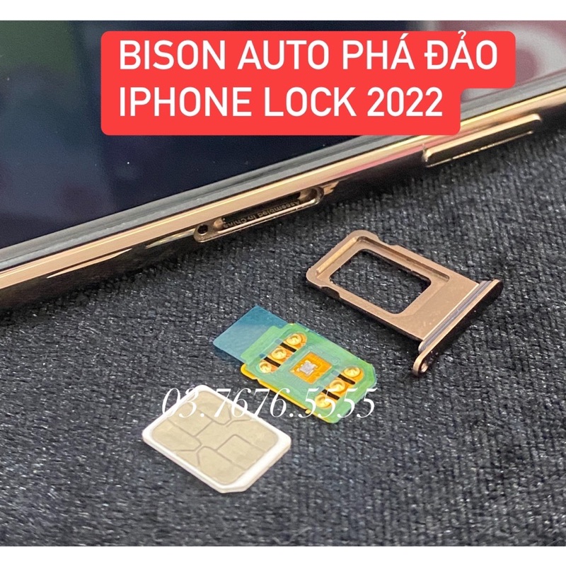 Sim Ghép BISON Chính Hãng, Phá Đảo mọi iPh bị Lock, Thao Tác dễ dàng, Ghép Vào Auto sử dụng