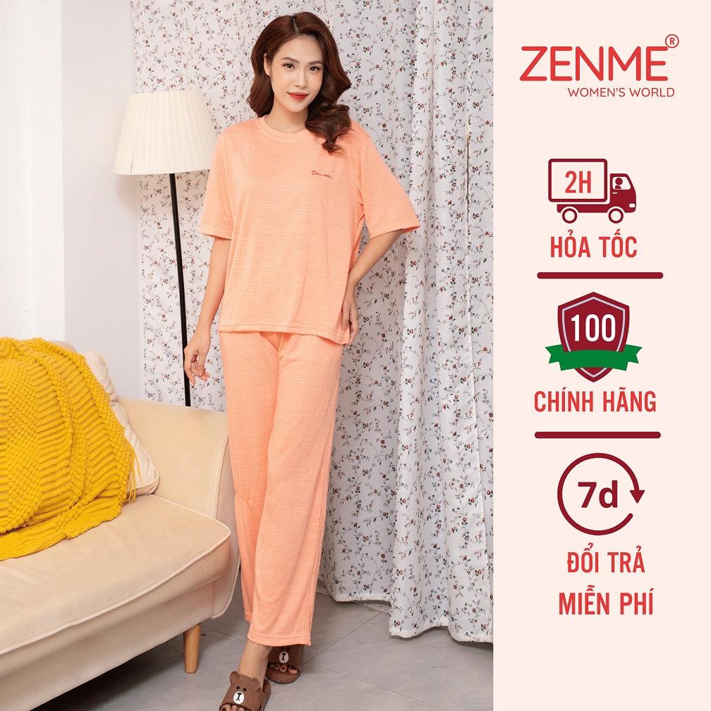 Đồ bộ nữ mặc nhà, đồ ngủ form rộng (có Bigsize) chất liệu Cotton xốp mềm mịn thoáng mát Zen Me BTX0822