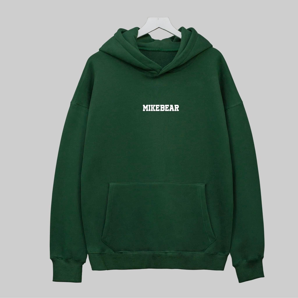 Áo Hoodie MikeBear chất liệu nỉ bông siêu ấm, Áo Hoodie Unisex Nam Nữ