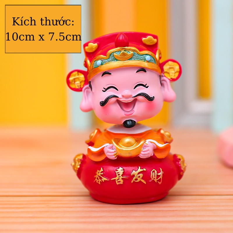 Tượng Thần Tài may mắn phong thủy trang trí ô tô, nhà cửa mang lại tài lộc  - Linh Tinh 10k