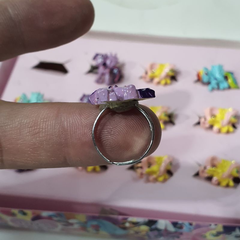Nhẫn Thép Titan Không Gỉ Hình Ngựa Pony