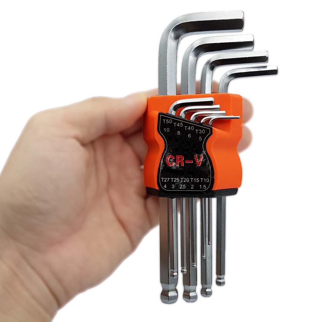 Bộ lục giác 9 cây 1.5-10mm