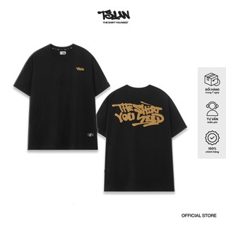 Áo Thun TSUN Logo - Đen - [UNISEX] - In Nổi