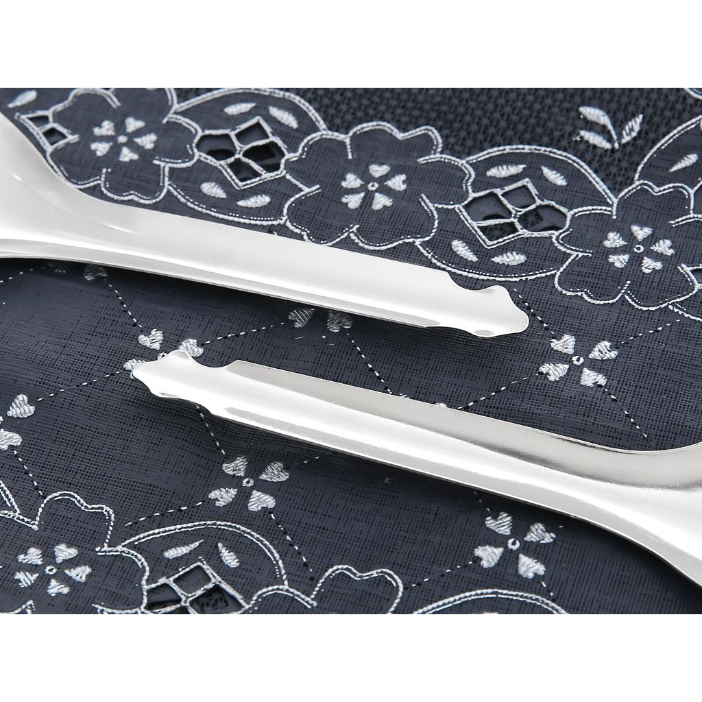 Bộ 10 Muỗng Canh Bầu Inox Cán Kiểu