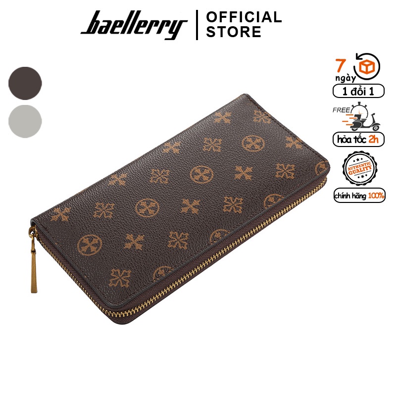 Ví nữ Cầm Tay Hiệu BAELLERRY Kiểu Vintage Nhiều Ngăn - N5566