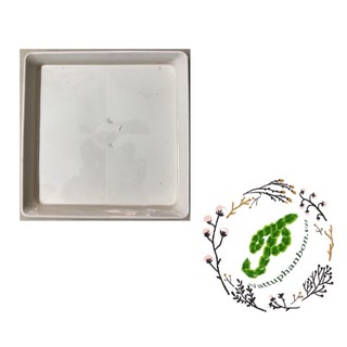 Đĩa lót chậu vuông 15cm - #067d#