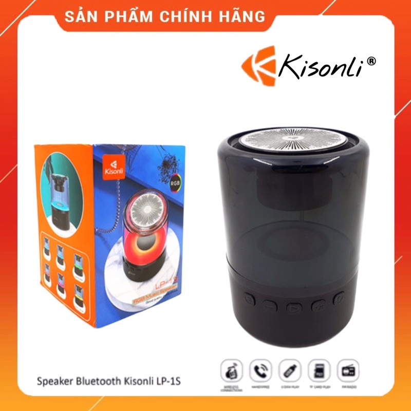 Loa Bluetooth Kisonli LP-1S⚡Hàng chính hãng⚡Chuyển 4 màu, âm thanh tuyệt đỉnh, kích thước nhỏ gọn mang theo tiện lợi.