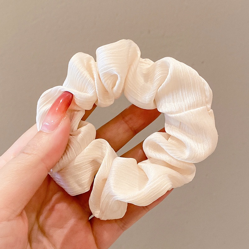 Dây Cột Tóc Cỡ Lớn Thiết Kế Đơn Giản Thời Trang Hàn Quốc Cho Nữ