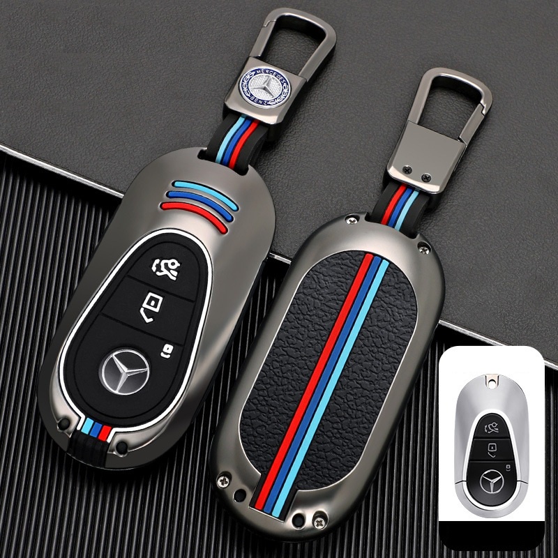 Ốp Chìa Khóa Xe Mercedes-Benz s-class s400l s450l  s500l W223 2022 mới c200l c260l Hợp Kim Kẽm