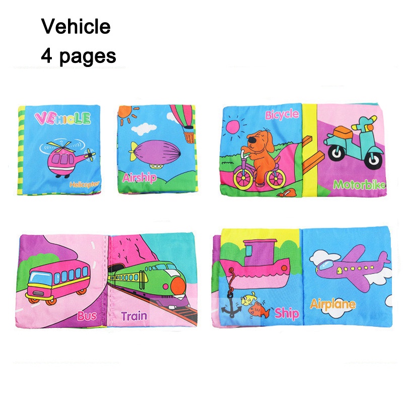 Coolplay Sách Vải Mềm Có Âm Thanh Sáng Tạo Giáo Dục Sớm Cho Bé Sơ Sinh