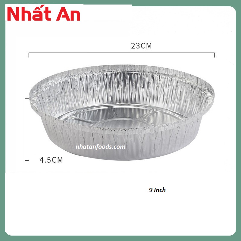 Khuôn giấy bạc tròn cho nồi chiên không dầu 10 (cái Có 3 size)