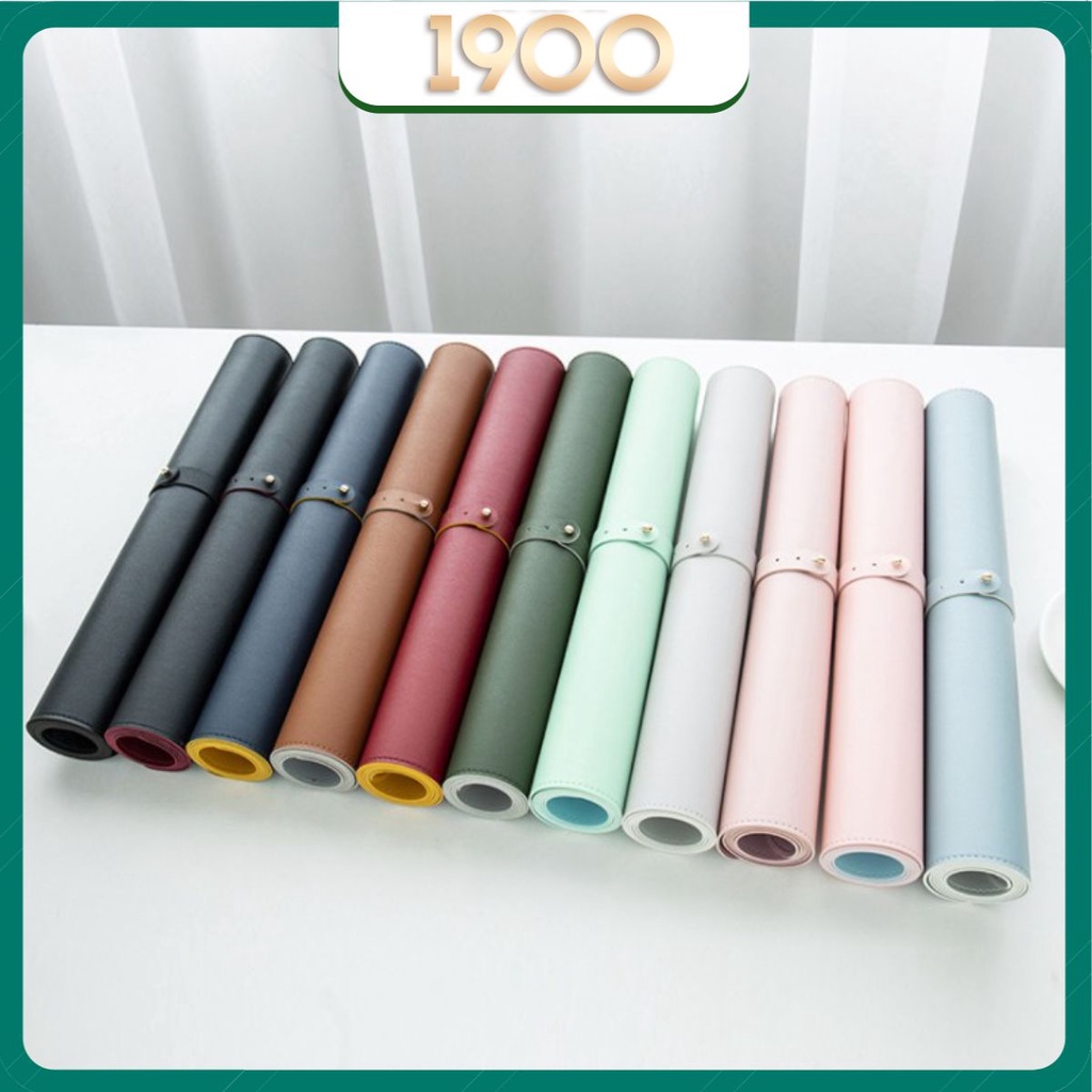 DeskPad Thảm Da PU Lót Bàn Làm Việc Kiêm Miếng Lót Chuột, Bàn Phím, Máy Tính, Cỡ Lớn Chống Nước Cao Cấp