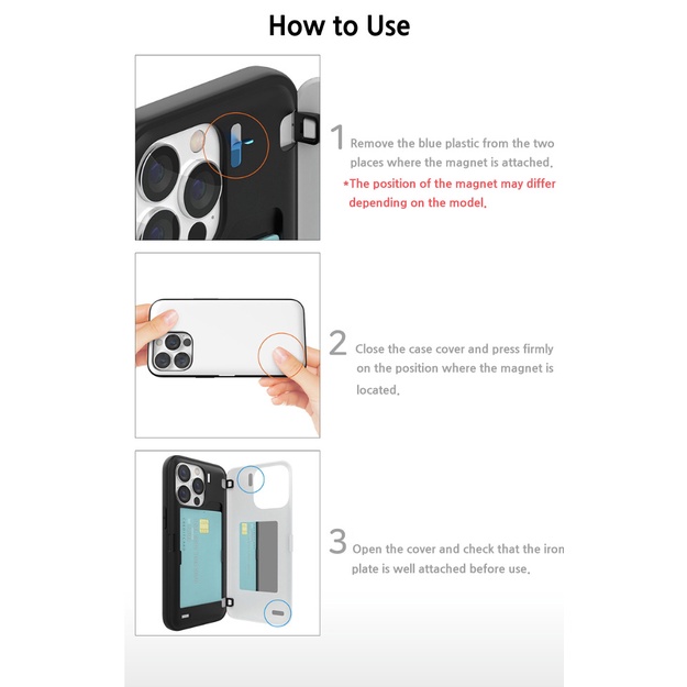 Ốp Điện Thoại Họa Tiết Bt21 Có Ngăn Đựng Thẻ Từ Tính Cho Iphone 14 14Pro Iphone13 13Pro Max 13Mini Iphone12 Iphone11