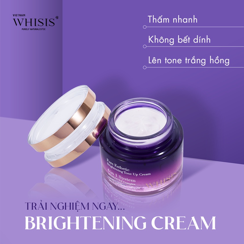 Combo Dưỡng Sáng Mờ Thâm Da Cao Cấp Whisis