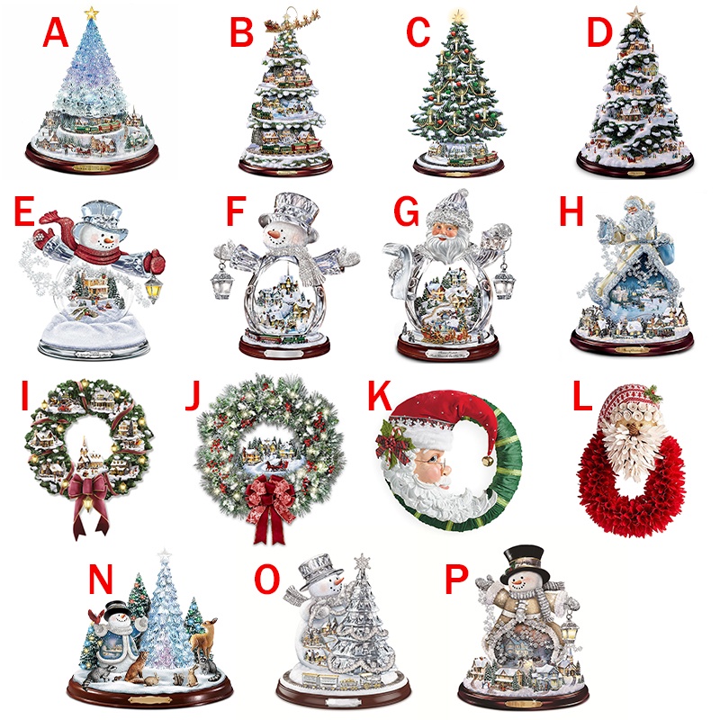 Nhãn Dán Trang Trí Cửa Kính Chủ Đề Giáng Sinh Năm Mới