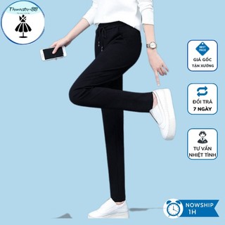 Quần jogger nữ vải  trơn 1 màu hàng Quảng Châu đủ size 40 -65kg