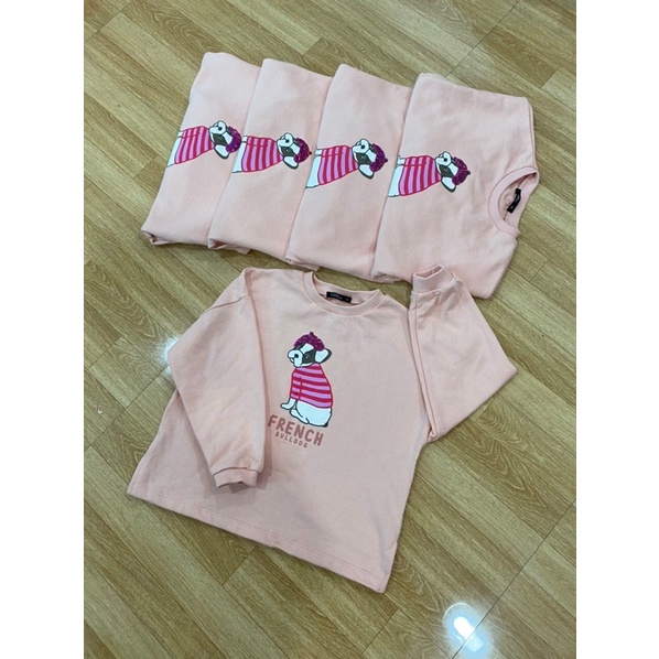 Áo nỉ bé gái size 110-130