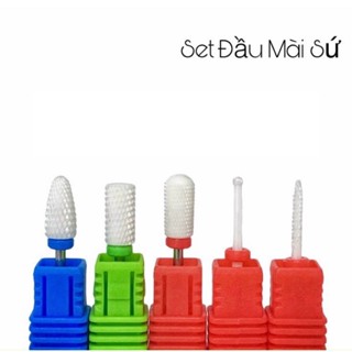 Đầu mài sứ dũa phá móng Nail chuyên nghiệp, mẫu đầu mài phá, mài mịn, mài khóe loại tốt (lẻ chiếc)