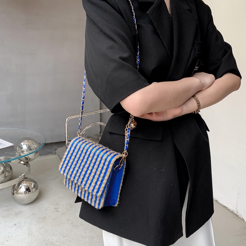 Túi Đeo JASMIN NOIR Chéo Vai Họa Tiết Sọc Thời Trang Sành Điệu Cho Nữ