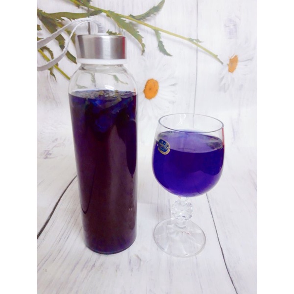 Trà hoa đậu biếc sấy khô, hoa đậu biếc làm xôi nấu chè