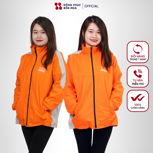 Áo khoác gió 2 lớp siêu nhẹ cho nam và nữ, giữ ấm, cản gió tuyệt đối | 𝗡𝗘𝗪 𝗪𝗜𝗡𝗗 𝗖𝗢𝗟𝗟𝗘𝗖𝗧𝗜𝗢𝗡 | Đồng phục Bốn Mùa