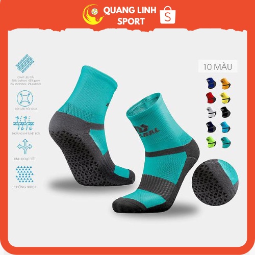 Tất vớ bóng đá chống trơn Bulbal Chính Hãng - 10 Màu