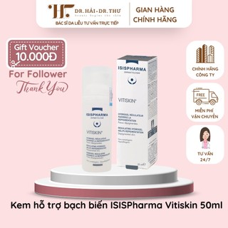 👩🏻‍⚕️ kem hỗ trợ bạch biến isis pharma vitiskin 50ml