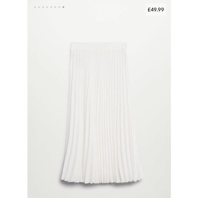 Chân váy 2 lớp dập ly lụa viscose