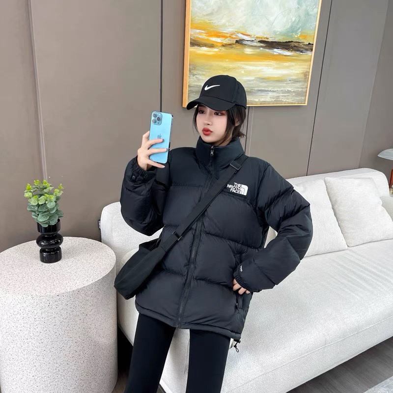 The North Face 1996 700 màu đen thời trang ấm áp áo khoác nam và nữ