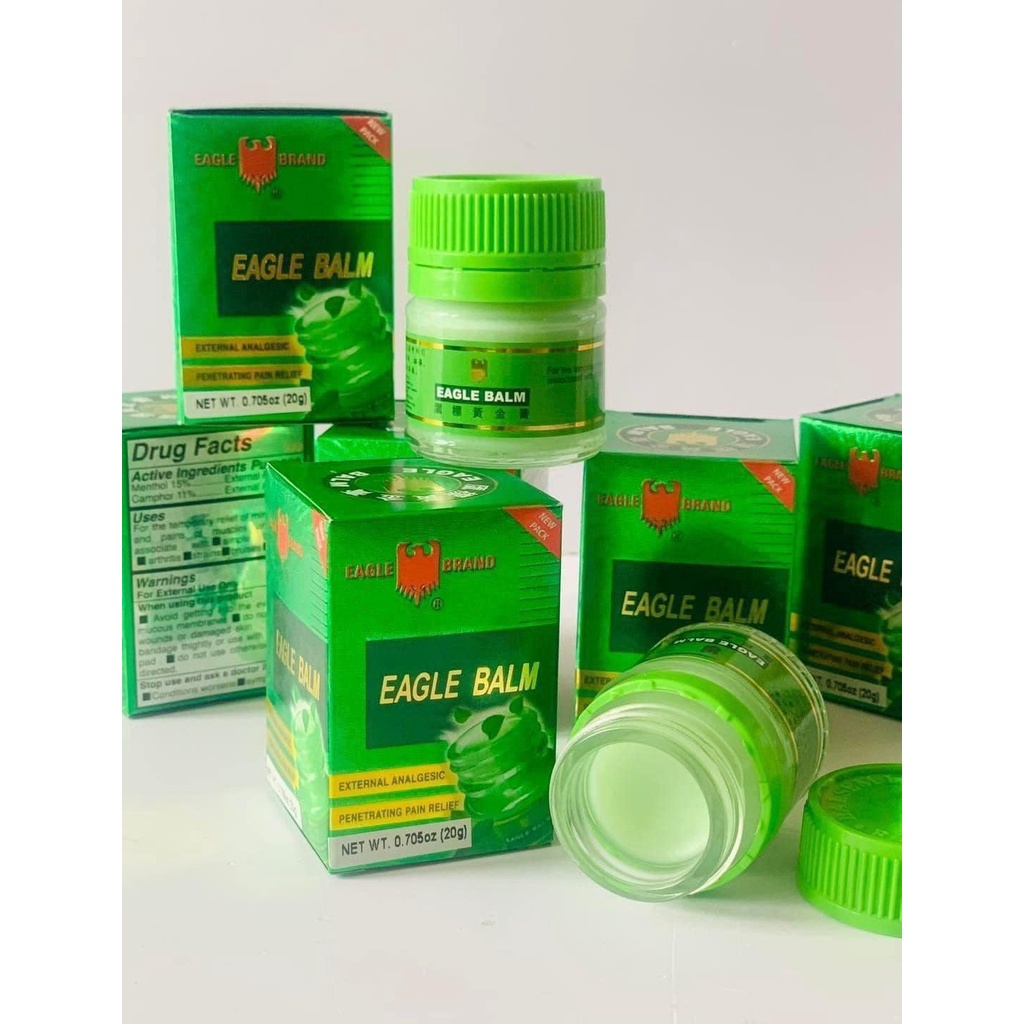 Dầu cù là xanh con ó hộp 20g