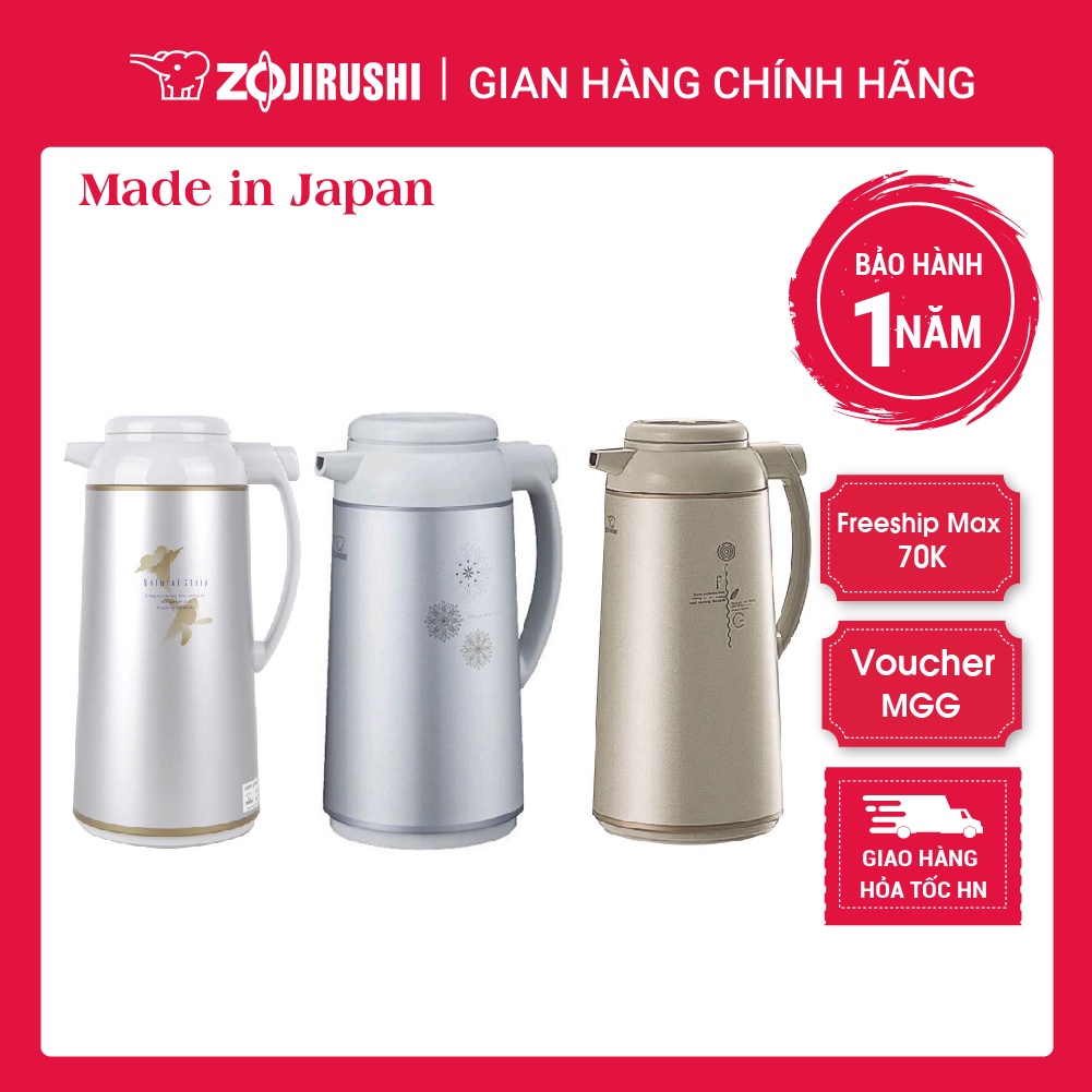 Phích giữ nhiệt Zojirushi AFFB-19-TK 1,85L ( Hàng Nhật), bảo hành 1 năm chính hãng