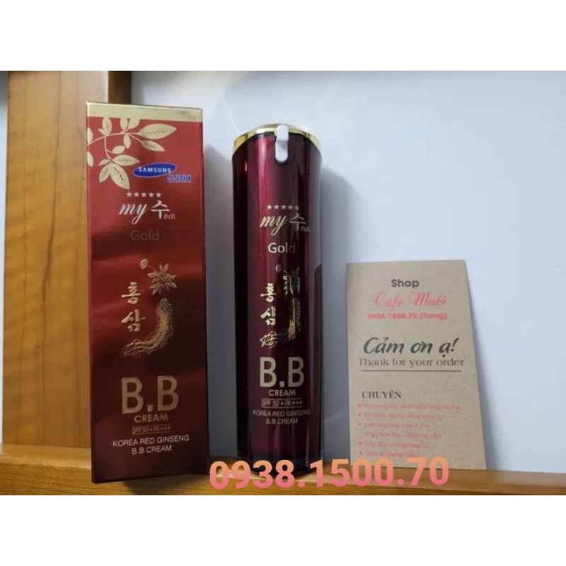 Kem lót nền chống nắng BB cream Hồng sâm đỏ My Gold Hàn Quốc SPF45 PA++