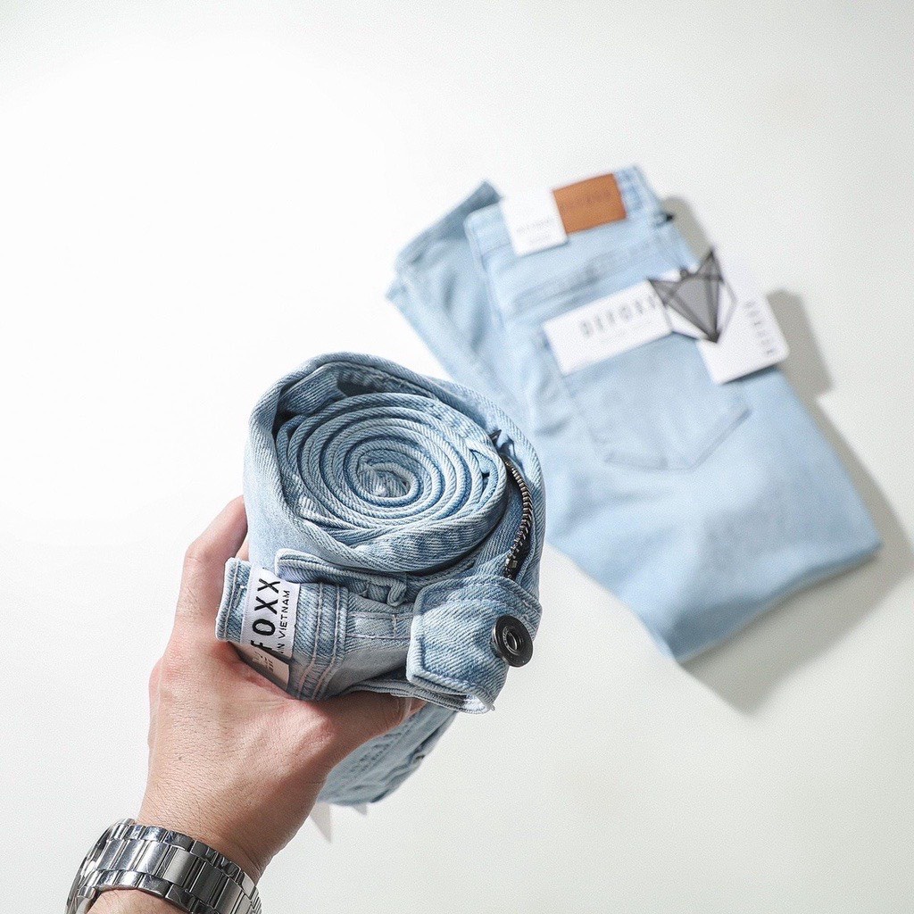 Quần jean nam rách Men 194 wass kiểu vải jeans cao cấp co dãn, dày dặn form slimfit - 5678