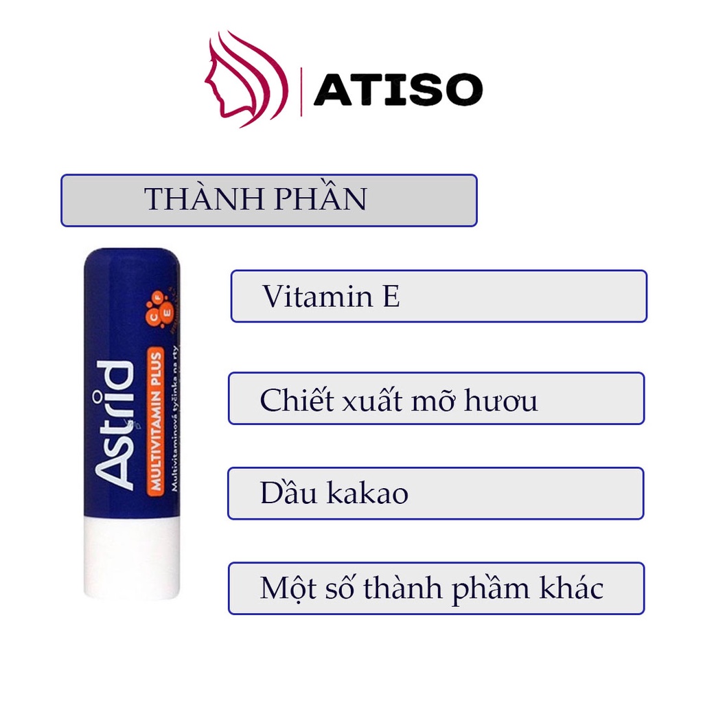 Son dưỡng Astrid tái tạo môi từ mỡ hươu
