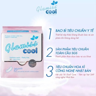 5 gói băng vệ sinh Glamiss cool