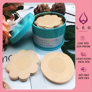 Hộp miếng dán nhũ hoa, miếng dán ti giấy,miếng dán ngực, miếng dán che đầu ti nhũ hoa dùng 1 lần siêu dính [Leo Bralette